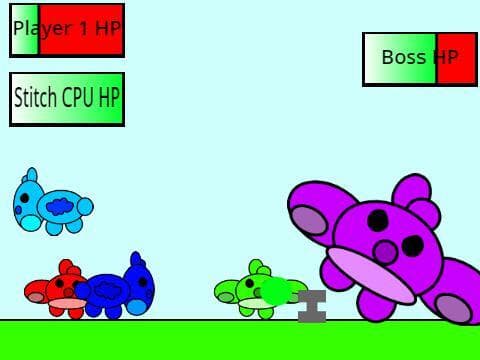 Stitch vs BIG stitch (cool fight!)