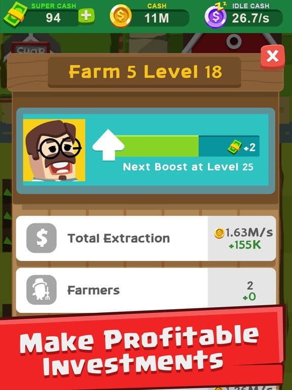 Farm Tycoon Idle Business Game