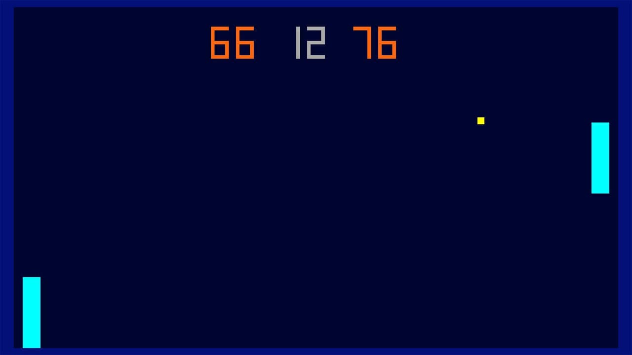 Pong in C (open source) screenshot 3