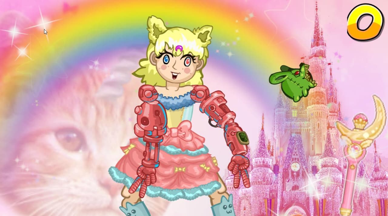 Magical Kawaii Cyborg Girl