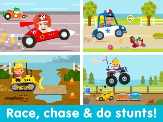 Toddler Car Puzzle Game & Race screenshot 3