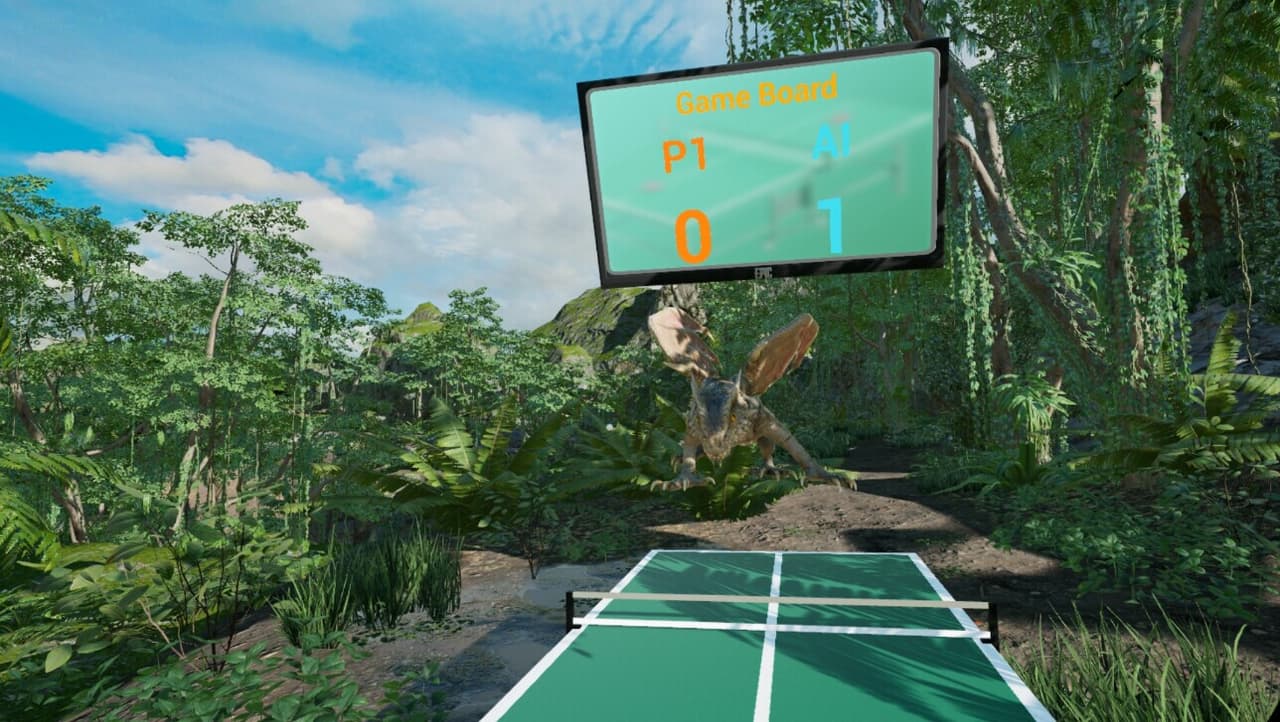 VR Dinosaur Pingpong screenshot 6
