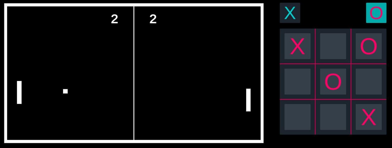 PONG + Tic Tac Toe screenshot 3