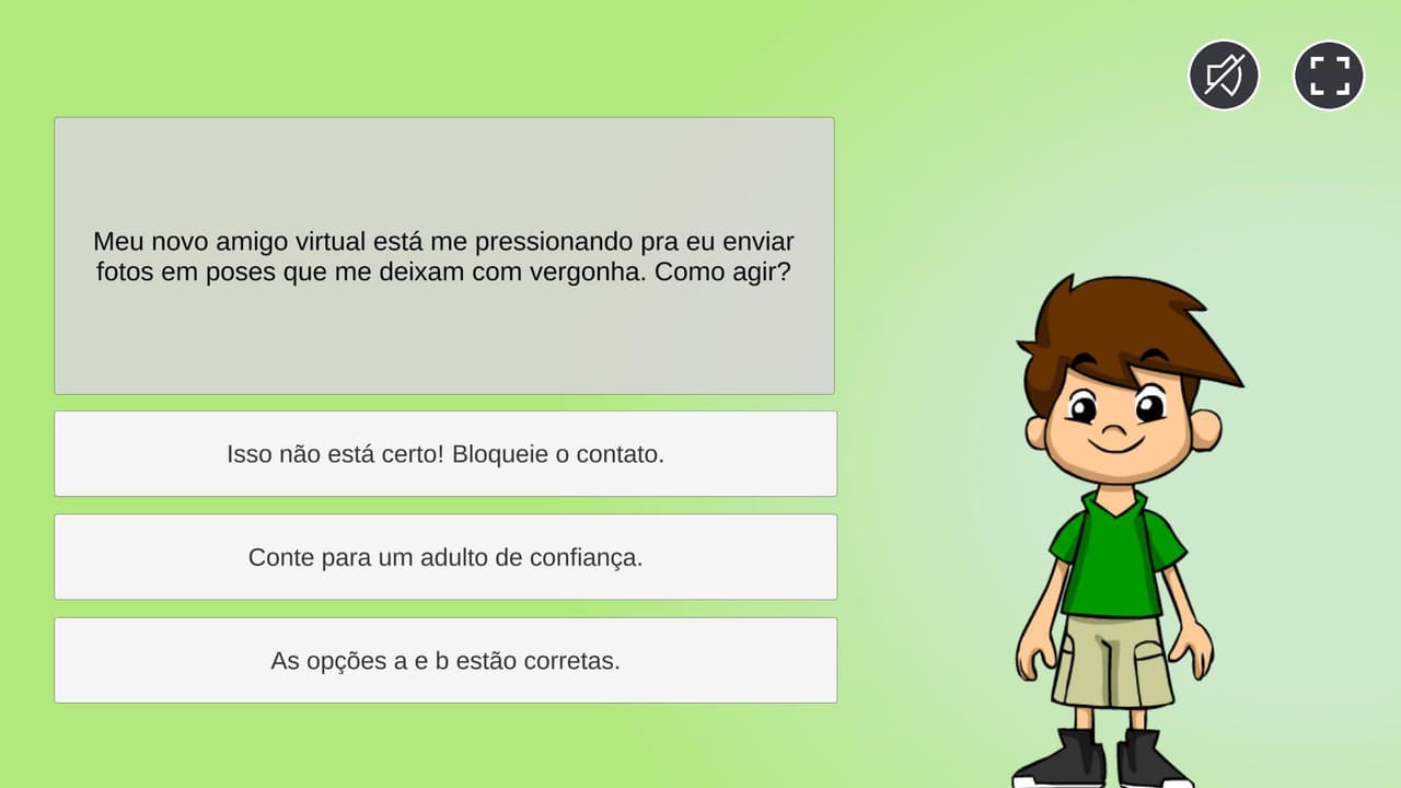 Trívia - Internet Segura screenshot 2