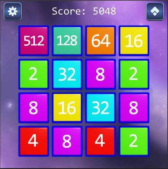 Space 2048 (itch) screenshot 3