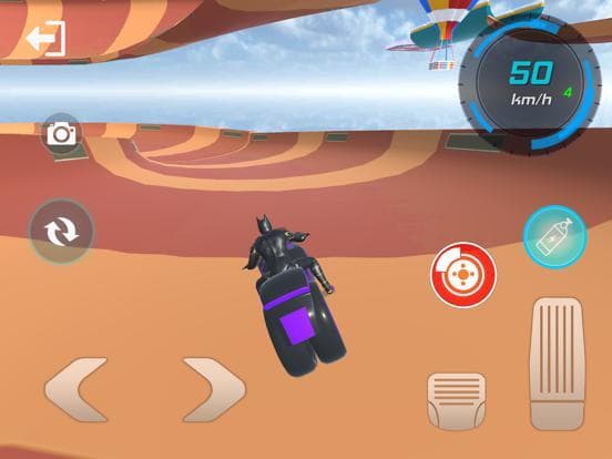 SuperHero Bike Stunt Racing Go screenshot 3