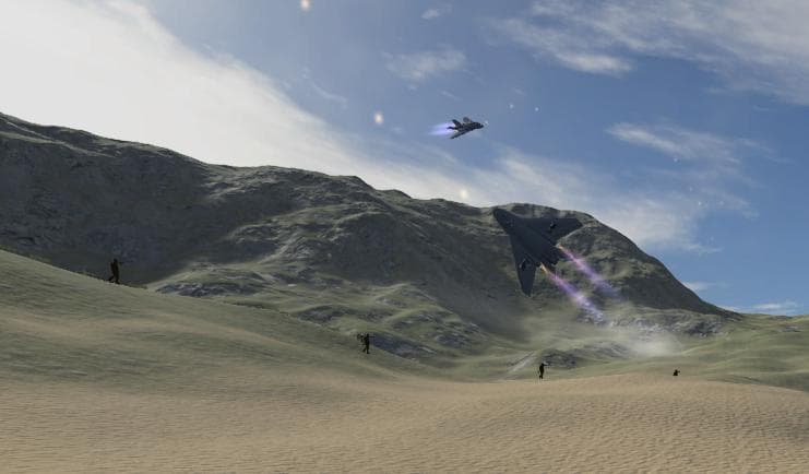 Generic knight from asset store falls through generic mountain from asset store screenshot 3