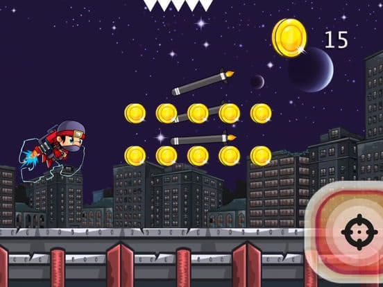 SUPER NINJA JET RUNNER screenshot 3