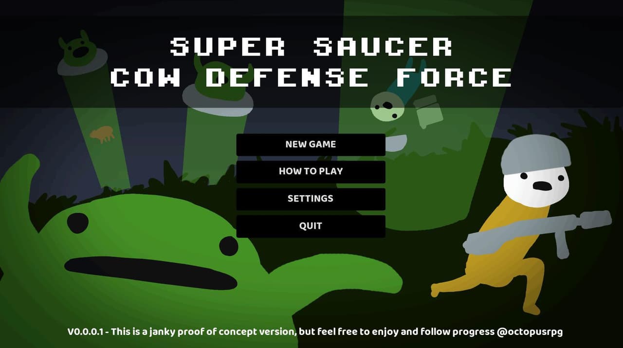 SUPER SAUCER COW DEFENSE FORCE (0.0.01) screenshot 2