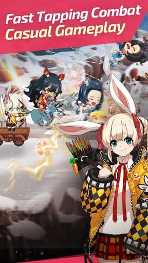 Blustone - Anime Battle and ARPG Clicker Game screenshot 3