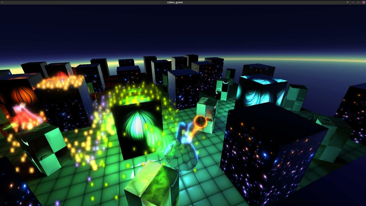 Cubes experiment screenshot 3
