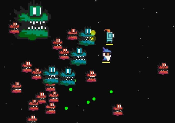 KING ARTHUR IN SPACE VS. THE ZOMBIE ROBOT ALIENS screenshot 2