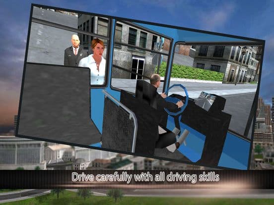 Modern city bus driver 3d: free simulation game screenshot 2