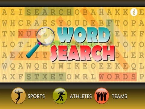 Word Search Sports