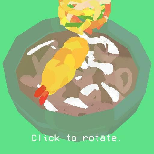 Shrimp tempura VS Mixed-vegetable tempura えび天 vs かき揚げ