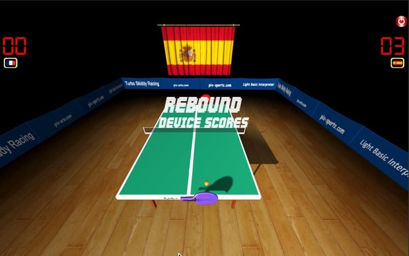 Baby Tennis Table Tennis screenshot 3