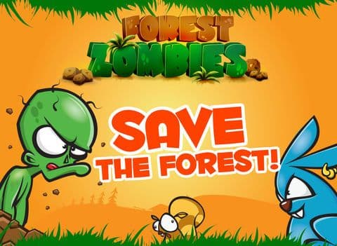 Forest Zombies Run Free - Flick Zombie Temple Attack Game Version 2