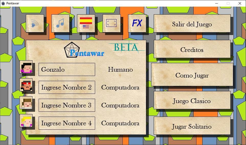 Pentawar screenshot 2
