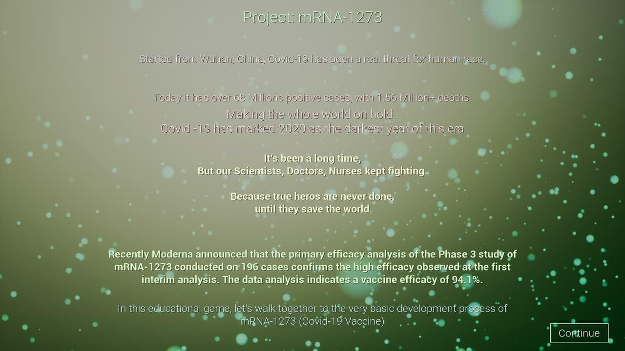 Project: mRNA-1273 screenshot 2