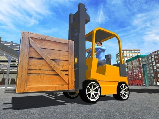 Extreme Forklifter driving 3D simulator screenshot 4