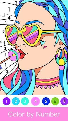 Paint.ly Color by Number - Fun Coloring Art Book screenshot 2