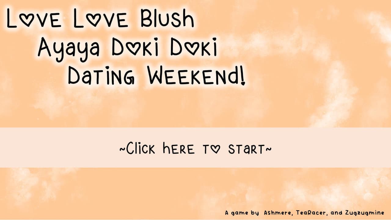 Love Love Blush Ayaya Doki Doki Dating Weekend!