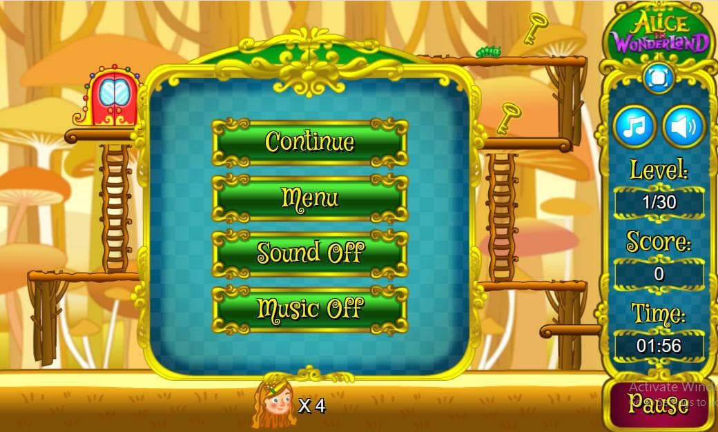 Alice in Wonderland (itch) screenshot 2