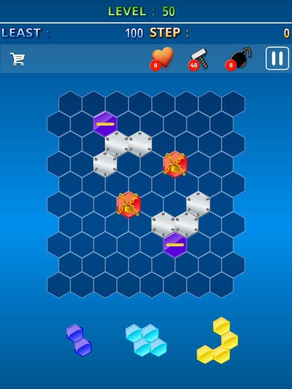 Hexagon Gem Crush screenshot 2