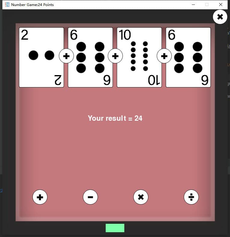 Number Game:24 Points