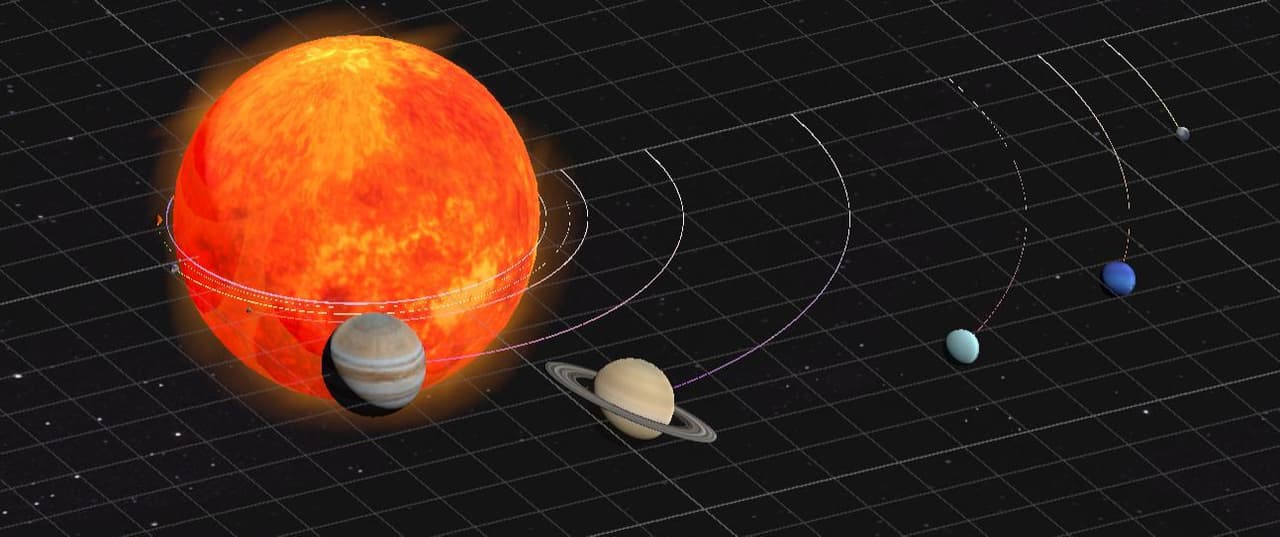 solar system model (clouds.mai) screenshot 4