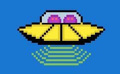 Pixel art alien UFO pack screenshot 4