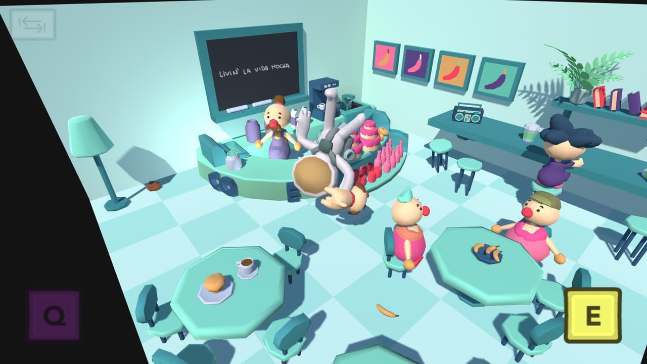 Space Co-op Qwop in a Coffee Shop screenshot 2