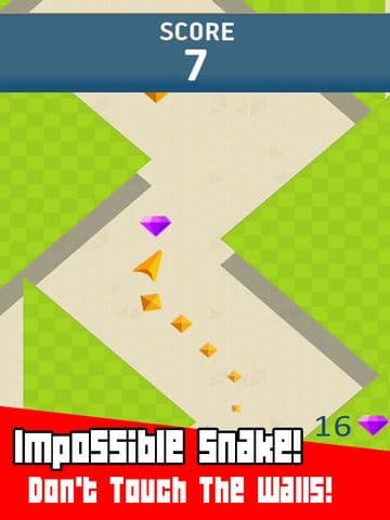 Impossible Snake Rush- Endless Maze Runner Arcade screenshot 2