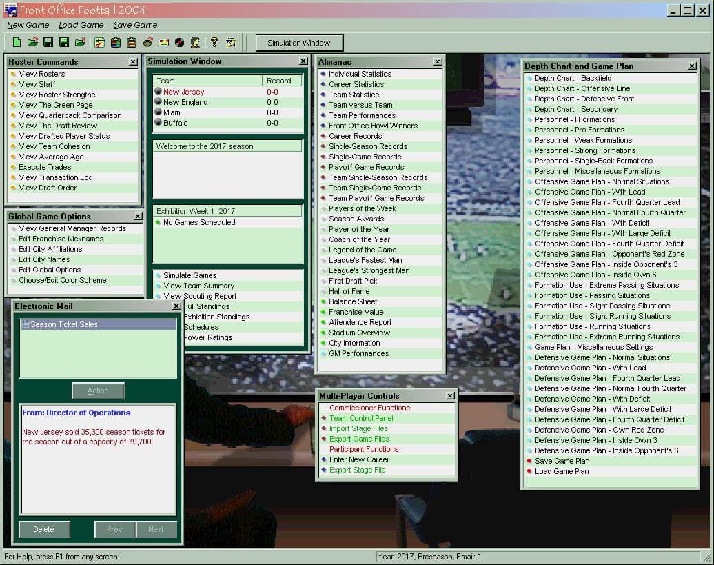 Front Office Football 2004 screenshot 3