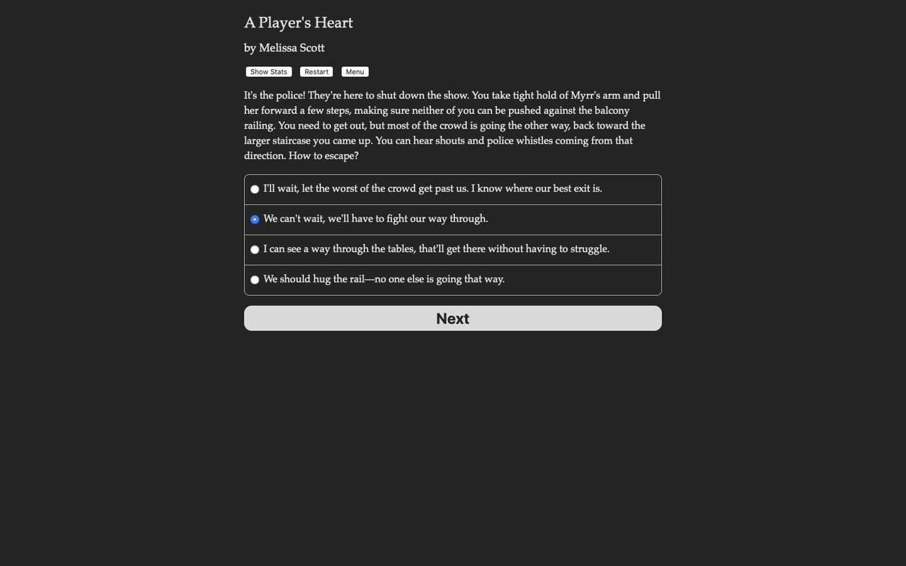 A Players Heart screenshot 2