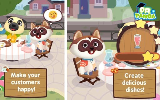 Dr. Panda Café Freemium screenshot 4