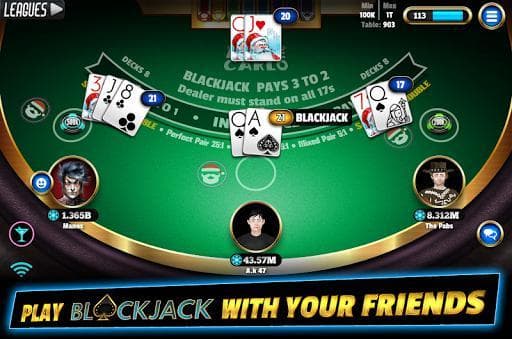 BlackJack 21 - Online Blackjack multiplayer casino screenshot 3