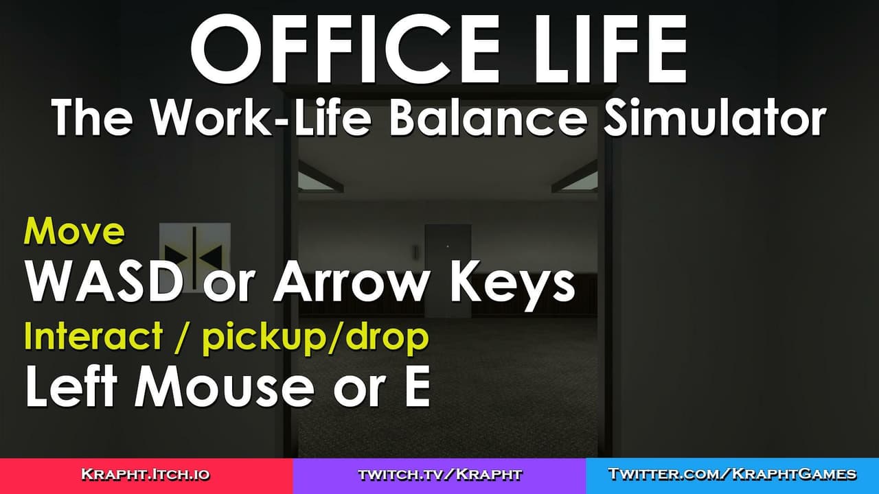 Office Life, The Work-Life Balance Simulator - LD47