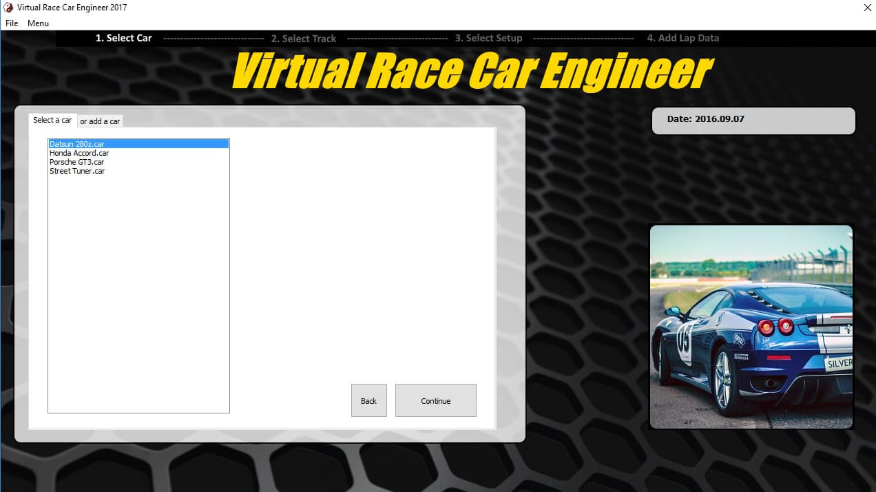 Virtual Race Car Engineer 2017 screenshot 4