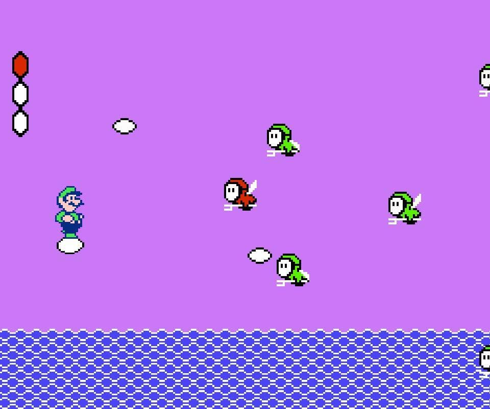 Luigi Floating on an Egg Over the Sea (Socksmakepeoplesexy.Net) screenshot 3