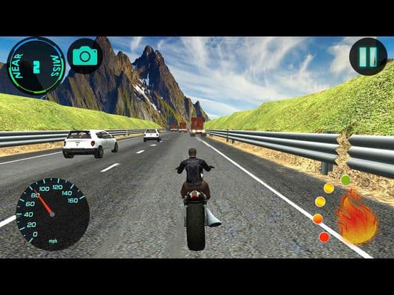 Highway Speed Bike Riding screenshot 2