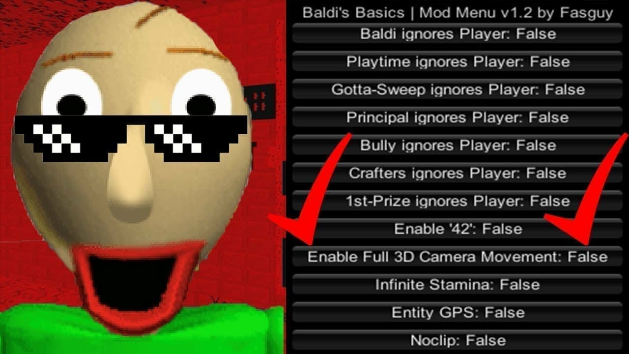 Guide to Baldis Basics Mod Menu screenshot 4
