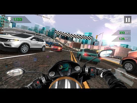 Moto Rider In Traffic screenshot 3