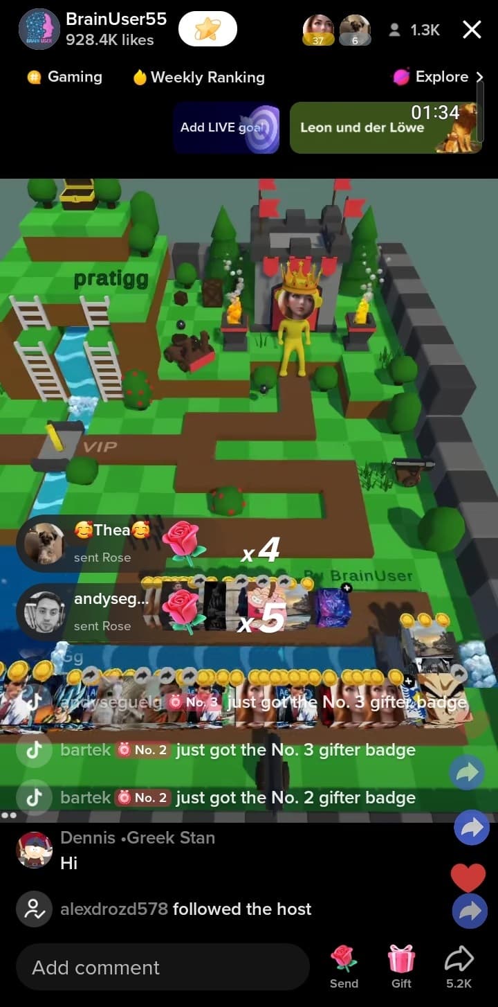 Tiktok Live game (Be the King V1) screenshot 5