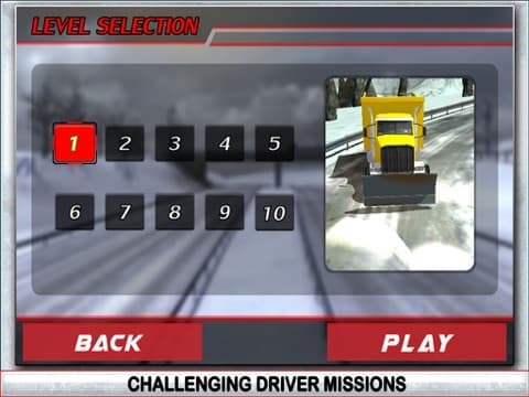 Snow Truck Driver Simulator 3D – Drive the big crane and clear up ice from frozen road screenshot 6