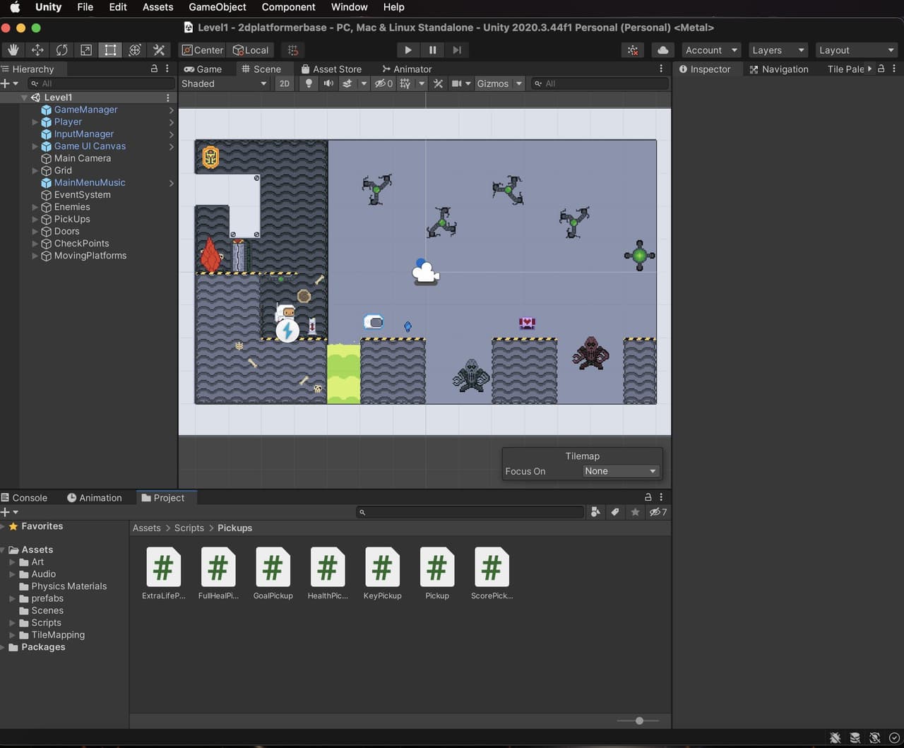 2DPlatformerTutorial (SPARTYSWORSTSOLDIERpeters)