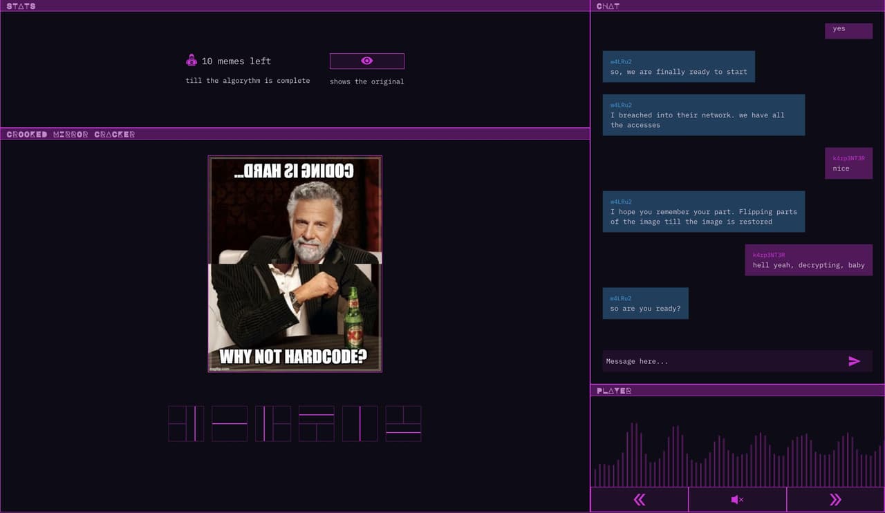 Crooked Mirror Hacker screenshot 3