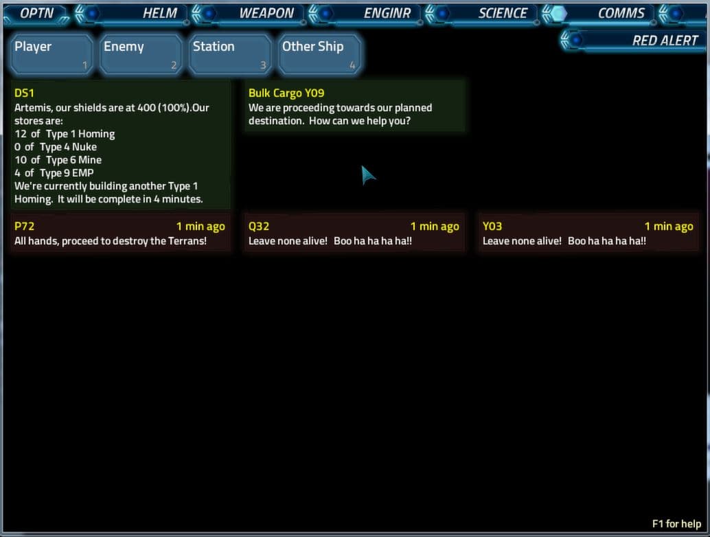 Artemis Spaceship Bridge Simulator screenshot 4
