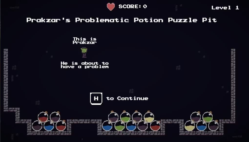 Prakzars Problematic Potion Puzzle Pit screenshot 2