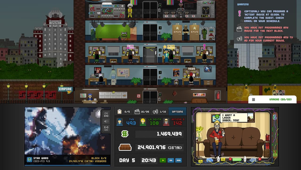 Empire TV Tycoon screenshot 2